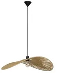 SIRUELA PENDELLEUCHTE 800X600 E27 SCHWARZ/NATUR FSC