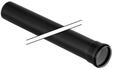 Geberit silent drain pipe 110x500mm 1mf black pp
