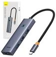 4in1 Hub UltraJoy USB-C do USB 3.0 (space grey) USB-Hubs - USB 3.0 - 4 - Grau