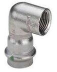 Viega Sanpress Inox transition angle 90&deg; socket/socket 15 mm x 1/2" stainless...