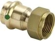 Viega Sanpress connection screw 22 mm x 3/4" socket/socket gunmetal