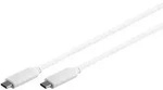 USB-C USB-C - 1m - Wei&szlig;