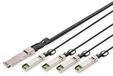 40GBase direct attach cable - 5 m - Schwarz - 5m