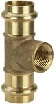 Viega Sanpress T-piece 22 x 1/2" x 22 mm gunmetal