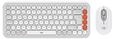 Logitech 920-013276, Logitech POP Icon Combo - Tastatur & Maus Set - Schweiz - Weiss