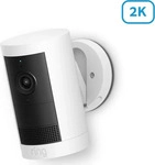 Ring B0D23Y1N3Y, Ring Outdoor Cam Plus Battery - Retinal 2K - White