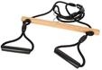 Small Foot - Wooden Trapeze Swing with Gymnastics Rings Black Line