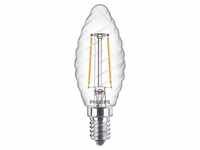 Philips LED-Lampe Classic Candle 2W/827 (25W) Clear E14