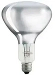 Wei&szlig;gl&uuml;hende Gl&uuml;hlampe R125 IR 375W CL 1CT/10 E27