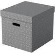 Esselte Home Aufbewahrungsboxen Cube Gro&szlig;, 3 St&uuml;ck Grau