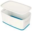 Leitz MyBox WOW Klein mit Deckel, Aufbewahrungsbox Blau
