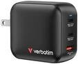Verbatim 32230, Verbatim Power Adapter - GaN - 2 x USB-C USB - 100 Watt