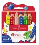 Buntstift Grippy 6er Set mit Spitzer