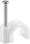 Pro Kabel Clip - Wei&szlig; - 4mm