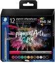 Staedtler Pigment calligraphy 375 "Calligraphy Set" 12 pcs. Cardboard box
