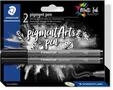 Pigment pen blister card 2 pcs "intense black"