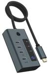 ICY BOX IB-HUB1454-C31, ICY BOX IB-HUB1454-C31 - hub - 4 ports USB-Hubs - 4 - Blau