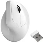 M5 Wireless Ergonomic - Ergonomische Maus (Wei&szlig;)