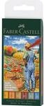 Faber-Castell Tuschestift Pitt Artist Pen B Herbst 6x