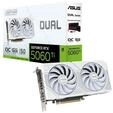 ASUS 90YV0MH6-M0NA00, ASUS GeForce RTX 5060 Ti DUAL OC White - 16GB GDDR7 RAM -