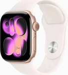 Apple MEU04QN/A, Apple Watch Series 11 GPS 42mm Rose Gold Aluminium Case with...