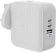 Hyper HJ1003WHWWGL, Hyper Juice power adapter - GaN - USB 2 x USB-C - 70 Watt