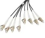 breakout cable - 50 m - black - Schwarz - 50m