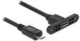 DeLOCK - USB extension cable - Micro-USB Type B to Micro-USB Type B - 25 cm