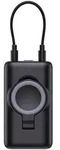JR-W13 5000mAh Wireless Power Bank for Apple Watch + USB-C and Lightning - Black