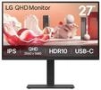 LG 27BA75QB-B.AEU, 27" LG 27BA75QB-B - 2560x1440 (QHD) - 100Hz - IPS - 65W...