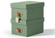 Leitz Puro Aufbewahrungsbox mit Deckel, klein, 7L, 100% Recyclingkarton, 2er-Pack,