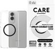 Flagship Case Transparent Urban Combat w. Black Qi Compatible Samsung S25 Edge