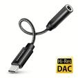 AXAGON ADA-HC, AXAGON Hi-Res Audio Adapter - USB-C to 3.5 mm Audio Jack (female) - 10