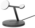 BOOSTCHARGE PRO 3-in-1 Qi2 15w Wireless Charger w AW Black