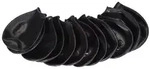 Pawz - Dog shoe L 10.2cm black 12 pcs - (278097)