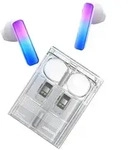 Joyroom JR-TC1 IceLens Series wireless headphones with LED lights - white