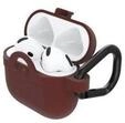 Headphone Case for Apple AirPods (4th gen) Well Red - brown