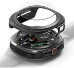 Slim & Tempered Glass Case+Glass Set for Samsung Galaxy Watch Ultra 47mm - Black