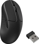 Keychron M3M-A23, Keychron M3 Mini Ultralight 55g Wireless 8K - Gaming Maus (Schwarz)