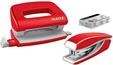 Leitz NeXXt WOW Set Mini-Heftger&auml;t und -Locher Rot