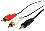 Stereo Audio Kabel - 3.5mm Male zu 2x RCA Male - Audiokabel