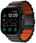 Stratos Band - 49mm | Black Titanium | Ultra Orange FKM