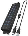 ICY BOX IB-HUB1720-U3, ICY BOX IB-HUB1720-U3 USB-Hubs - USB 3.2 - 20 - Schwarz