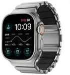 Stratos Band - 49mm | Natural Titanium | Black FKM