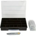 STHT10019-9 Knife And Organizer Set With 200 Blades