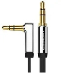 10599 Flat cable AUX audio cable 3.5mm mini jack - 2m - Silver