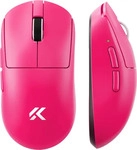 MCHOSE MC-A7V2-7, MCHOSE A7 V2 Ultra Lightweight Wireless - Gaming Maus (Pink)