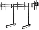 Freestanding Triple Monitor Stand