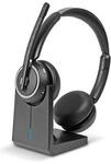 Lindy L118 Wireless Noise Cancelling Headset & Charging Base