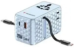 Verbatim 30187, Verbatim 70W 2C Retractable Universal Travel Adapt